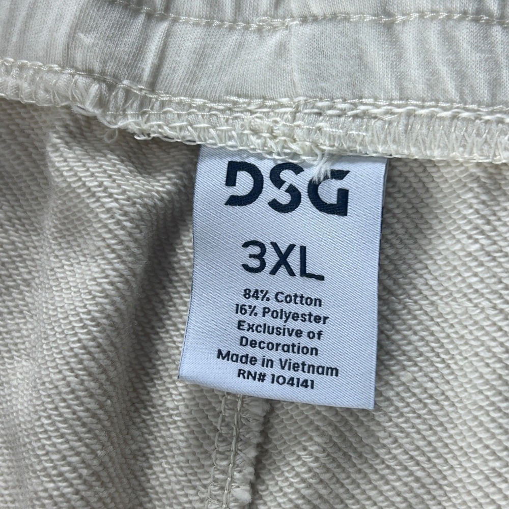 DSG French Terry Shorts Mens‎ 3XL Light Sand DAM13406X Cotton Blend NWT - Picture 5 of 7